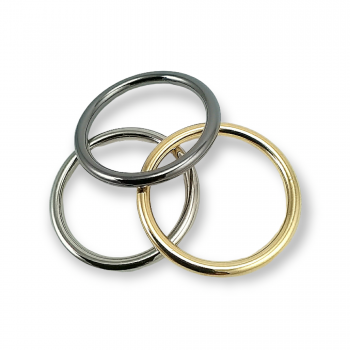 Flat outlet metal ring